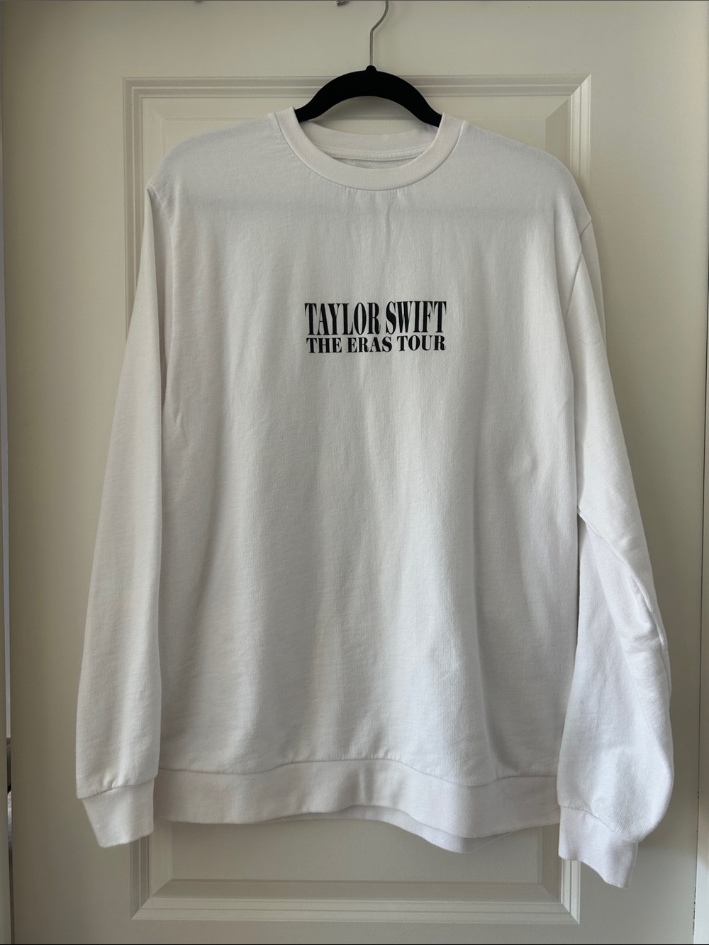 Taylor Swift The Eras Tour Photo Collage White Crewneck Sweatshirt